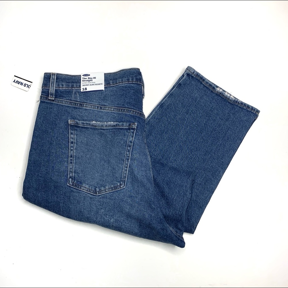 Old Navy The Sky-hi straight jeans size 18
